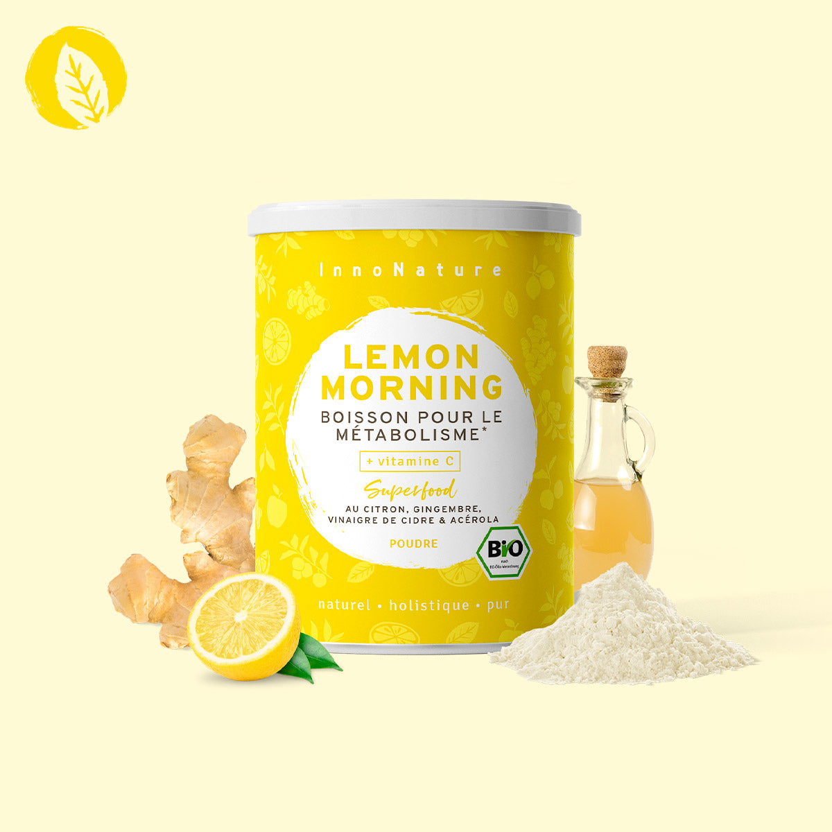 Lemon Morning Bio : Boisson pour le métabolisme avec vitamine C