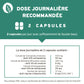 Capsules Anti-Stress : Schisandra, rhodiola, ashwagandha, vitamine B3