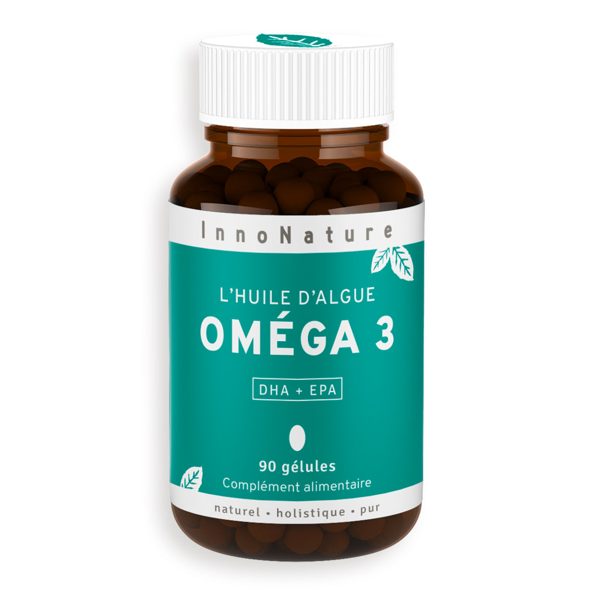 Gélules d'Oméga 3 vegan : Huile d’Algue